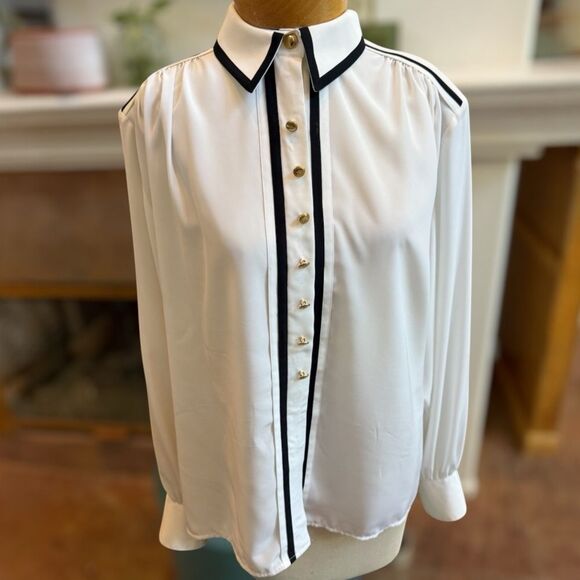 Albert de Cilhac Paris Vintage Blouse – Chanel-Inspired Parisian Chic - Picture 3 of 8